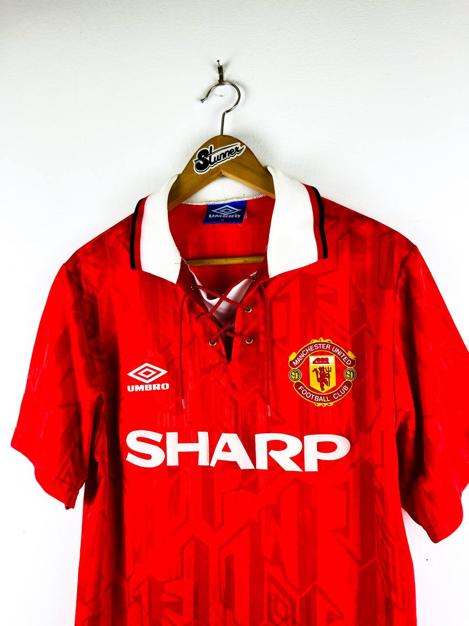 MANCHESTER UNITED 1992/1994 HOME SHIRT #7 CANTONA [M]