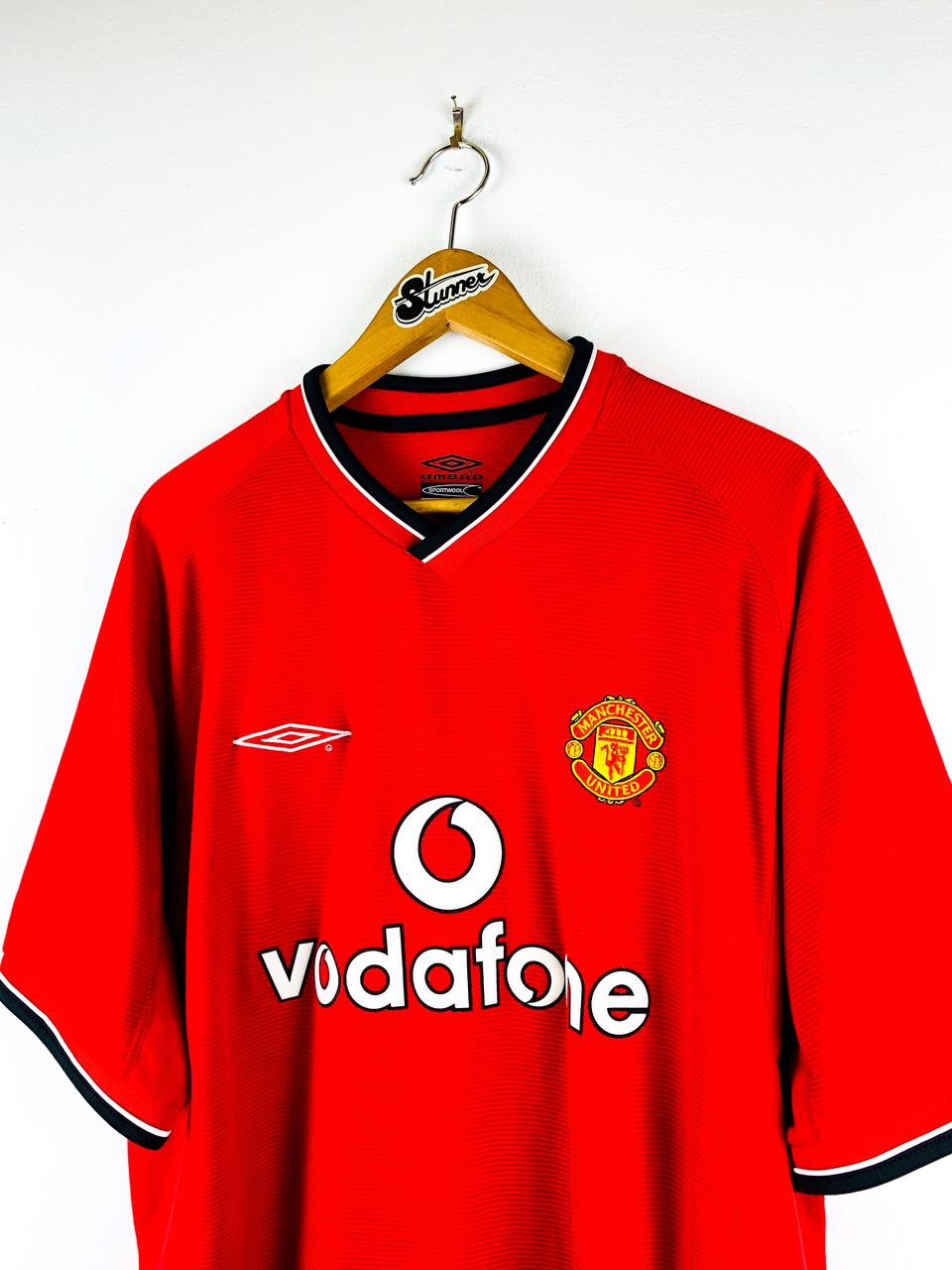 MANCHESTER UNITED 2000/2002 HOME SHIRT #18 SCHOLES