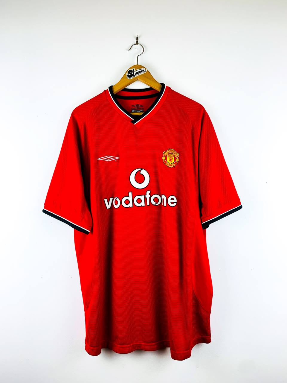 MANCHESTER UNITED 2000/2002 HOME SHIRT #18 SCHOLES