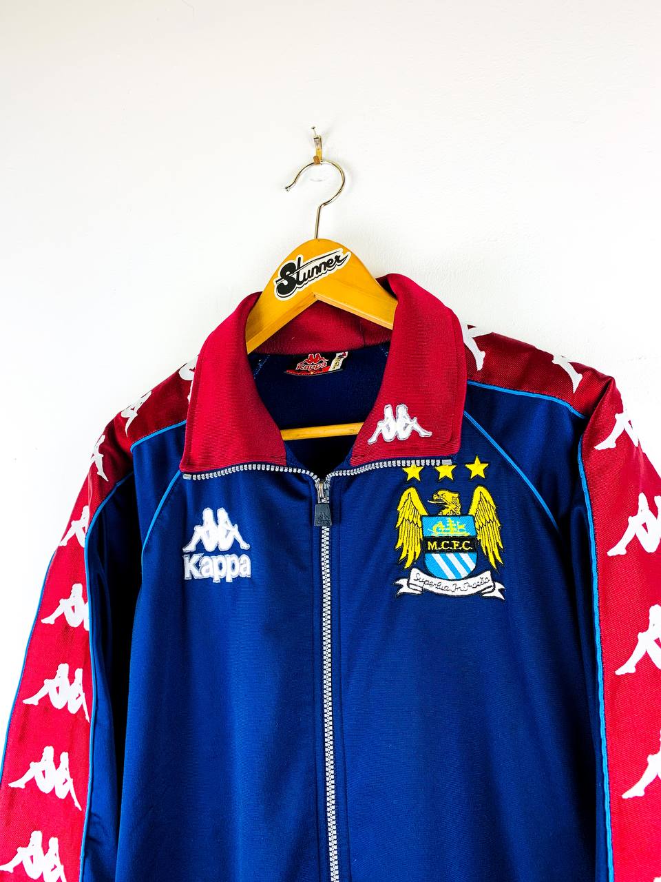 MANCHESTER CITY 1997/1999 TRAINING ZIP JACKET