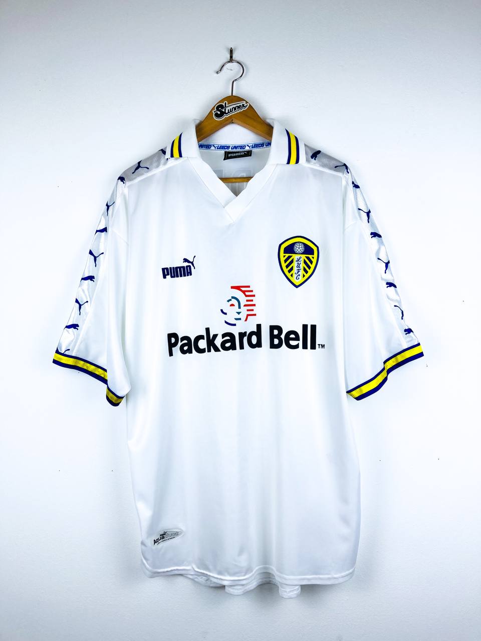 LEEDS UNITED 1998/2000 HOME SHIRT #5 RADEBE