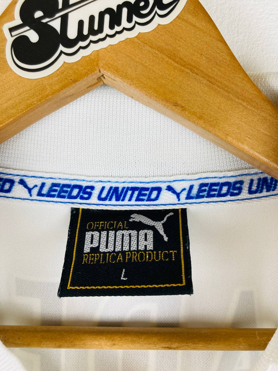 LEEDS UNITED 1998/2000 HOME SHIRT #5 RADEBE