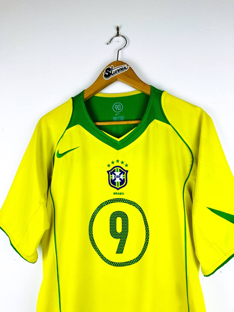 BRAZIL 2004/2006 HOME SHIRT #9 RONALDO
