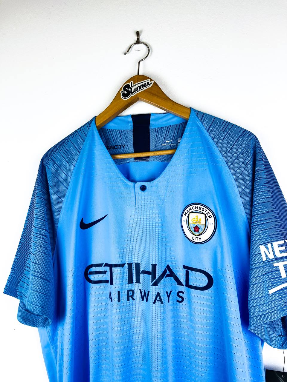 MANCHESTER CITY 2018/2019 *PLAYER ISSUE* HOME SHIRT #21 SILVA [BNWT]