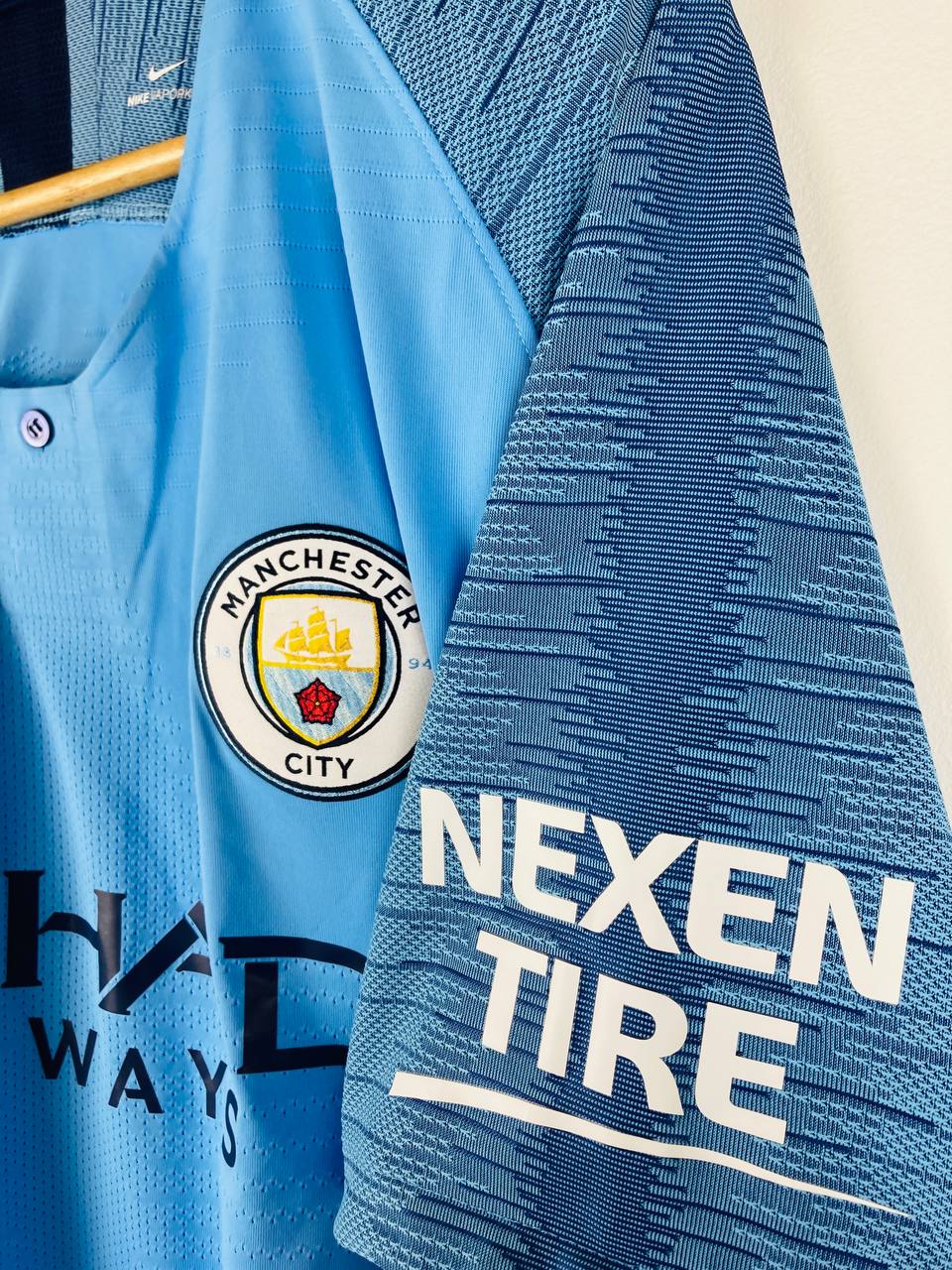 MANCHESTER CITY 2018/2019 *PLAYER ISSUE* HOME SHIRT #21 SILVA [BNWT]