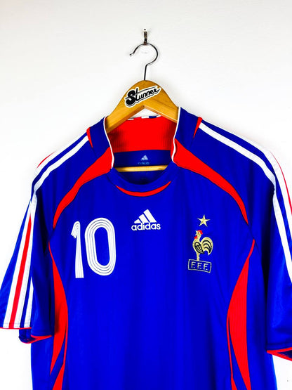 FRANCE 2006/2007 HOME SHIRT #10 ZIDANE