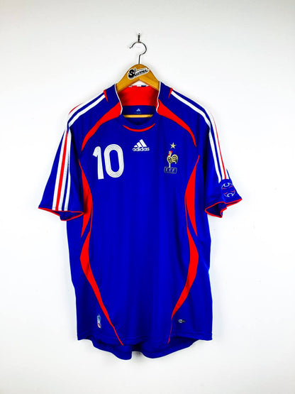 FRANCE 2006/2007 HOME SHIRT #10 ZIDANE