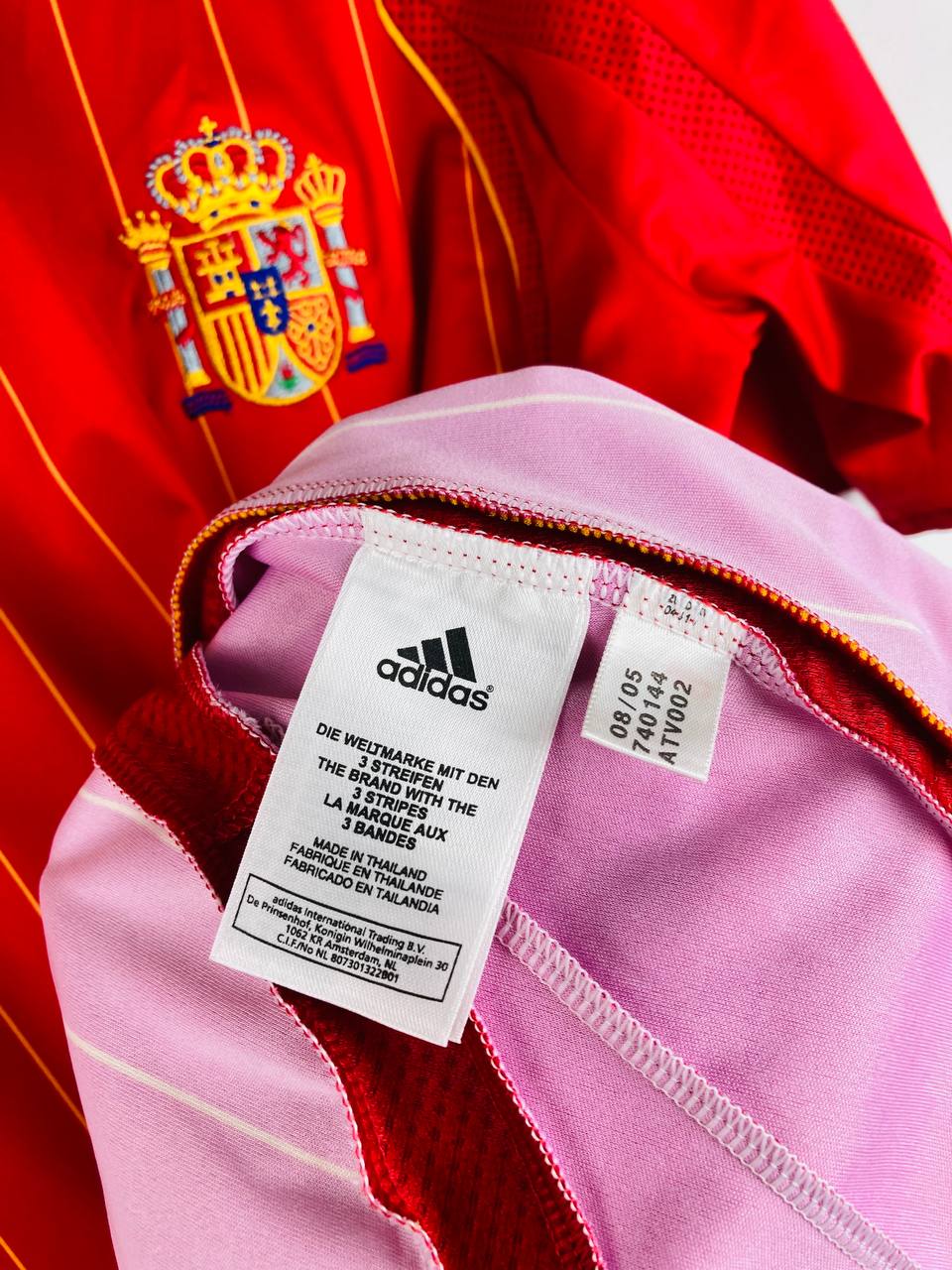 SPAIN 2006/2008 HOME SHIRT #13 INIESTA