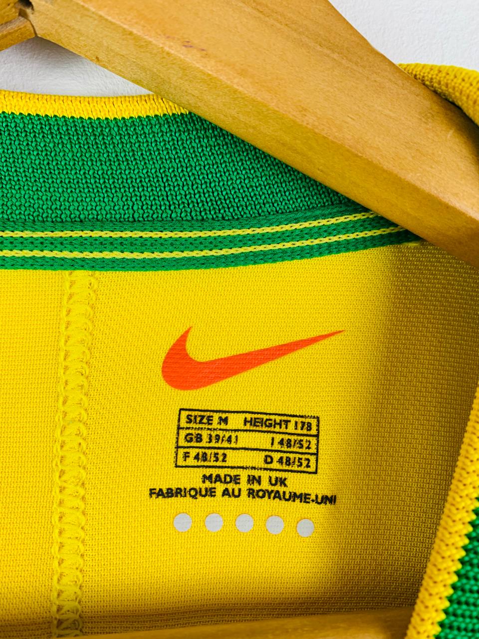 BRAZIL 1998/2000 HOME SHIRT #9 RONALDO [M]