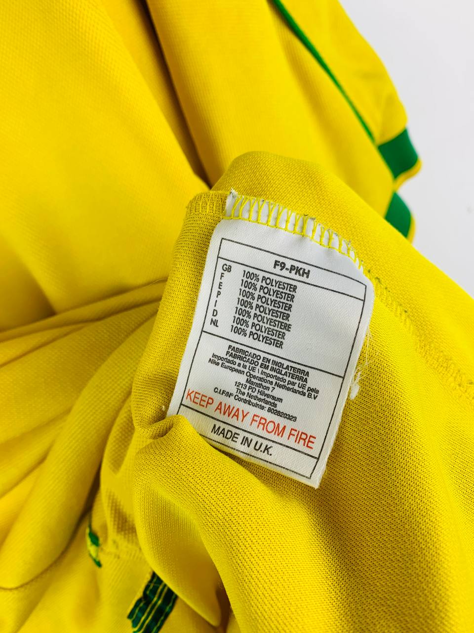 BRAZIL 1998/2000 HOME SHIRT #9 RONALDO [M]
