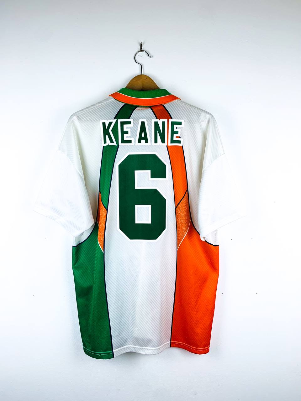 IRELAND 1994/1996 AWAY SHIRT #6 KEANE