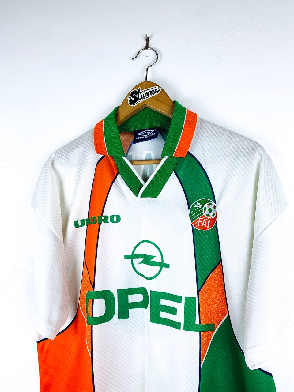 IRELAND 1994/1996 AWAY SHIRT #6 KEANE