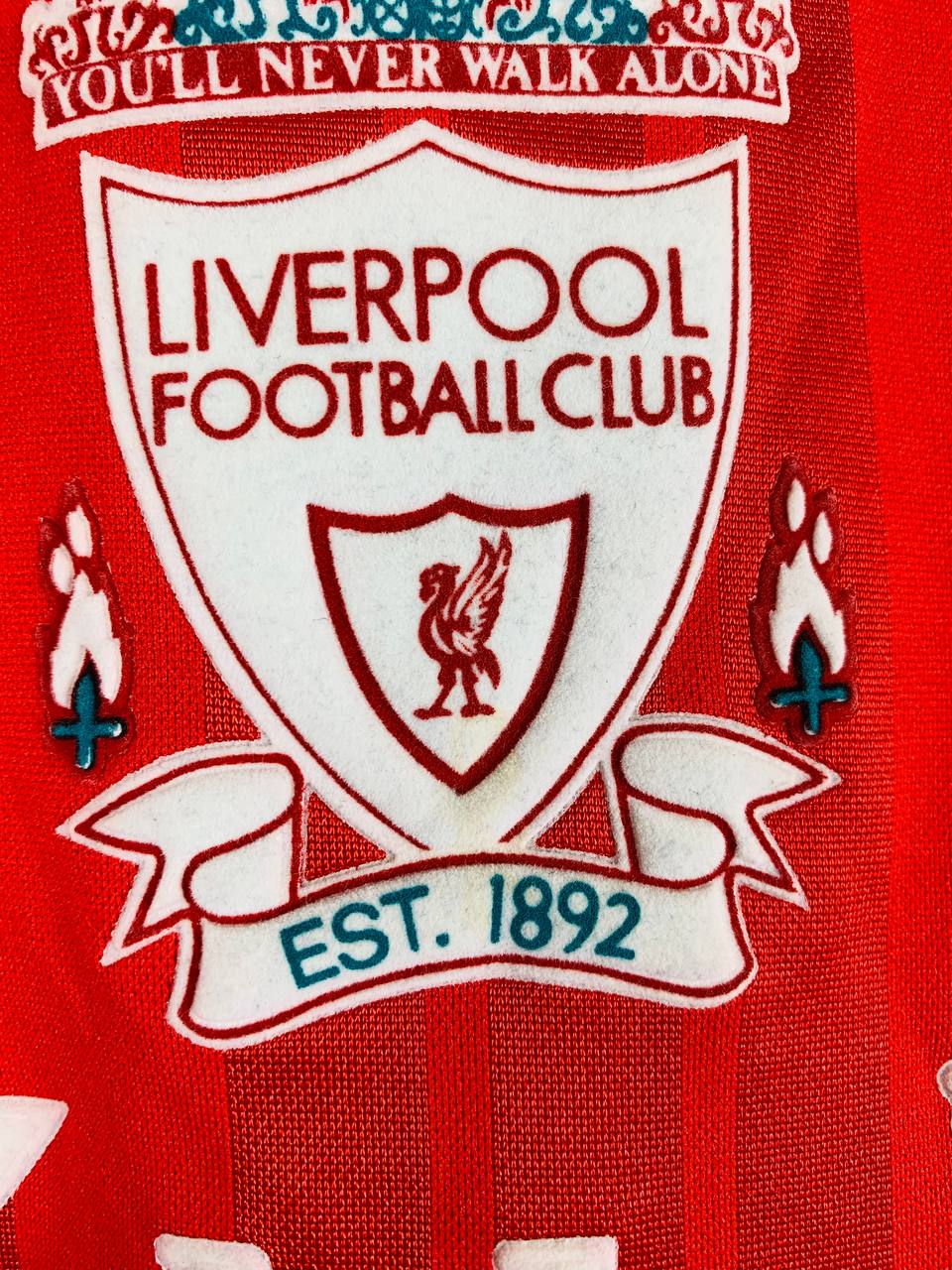 LIVERPOOL 1993/1995 HOME SHIRT #9 RUSH