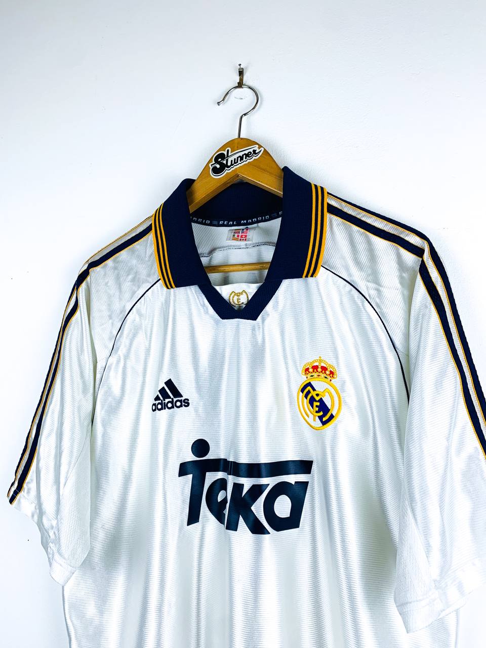 REAL MADRID 1998/2000 HOME SHIRT #7 RAUL