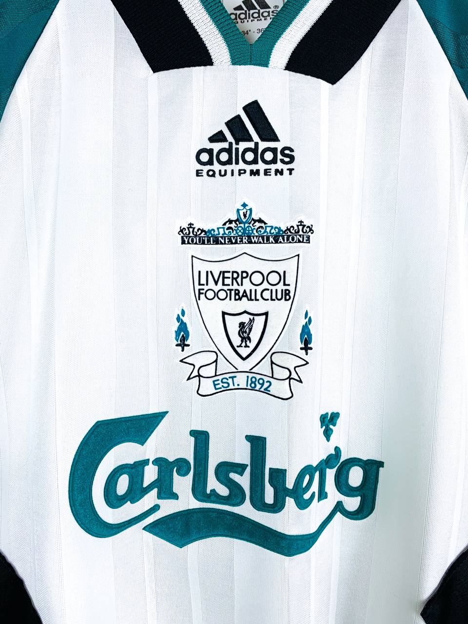 LIVERPOOL 1993/1995 AWAY SHIRT #9 RUSH