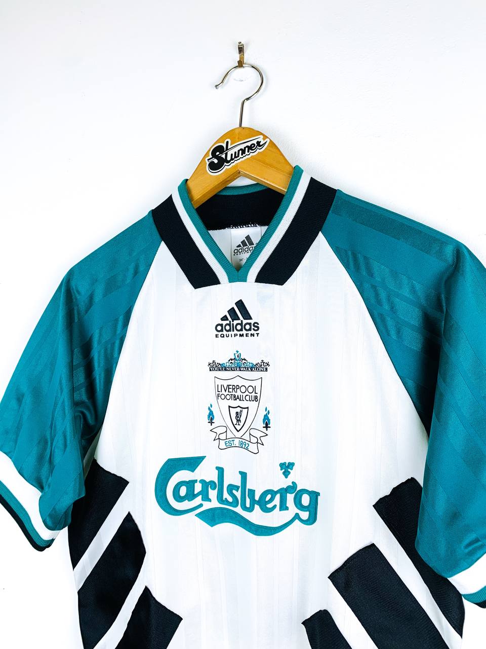 LIVERPOOL 1993/1995 AWAY SHIRT #9 RUSH