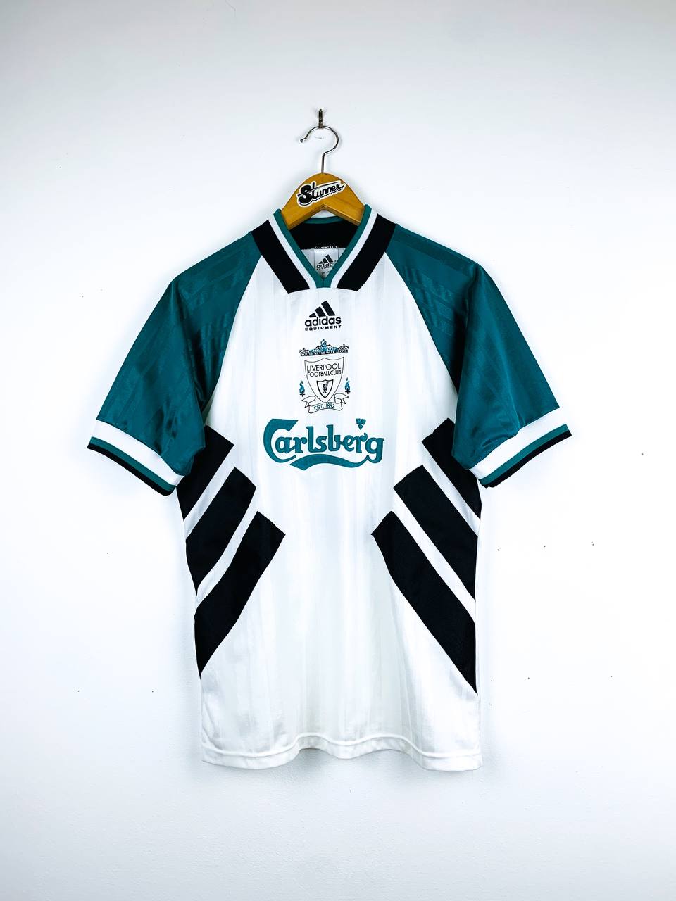 LIVERPOOL 1993/1995 AWAY SHIRT #9 RUSH