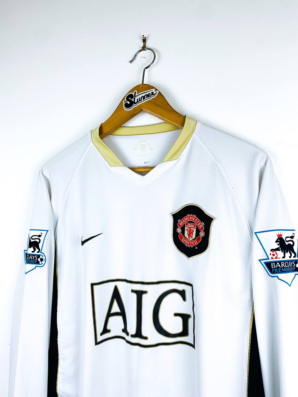 MANCHESTER UNITED 2006/2008 AWAY SHIRT #7 RONALDO [L/S]