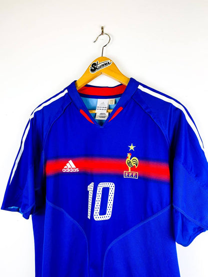 FRANCE 2004/2006 HOME SHIRT #10 ZIDANE