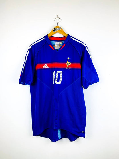 FRANCE 2004/2006 HOME SHIRT #10 ZIDANE