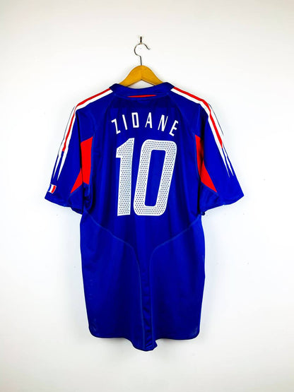 FRANCE 2004/2006 HOME SHIRT #10 ZIDANE