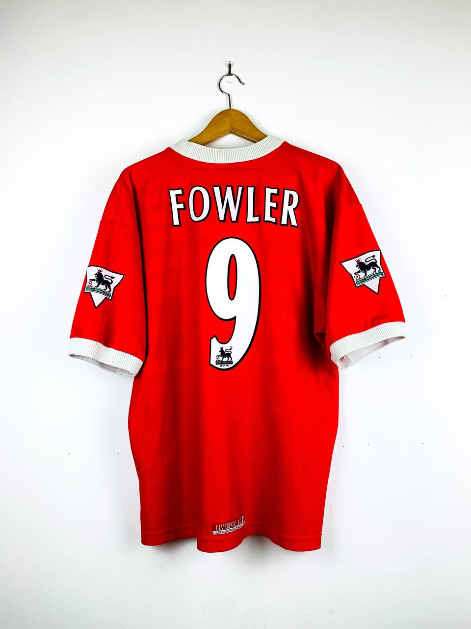 LIVERPOOL 1998/1999 HOME SHIRT #9 FOWLER
