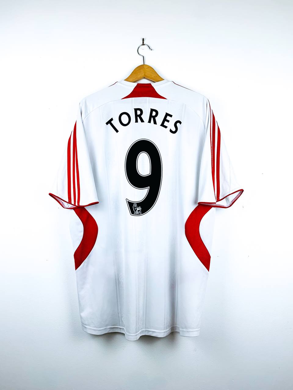 LIVERPOOL 2007/2008 AWAY SHIRT #9 TORRES