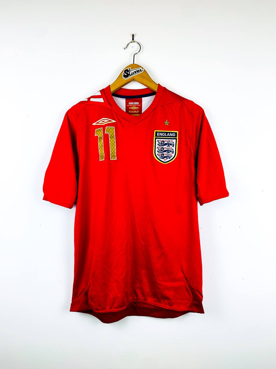 ENGLAND 2006/2008 AWAY SHIRT #11 J.COLE