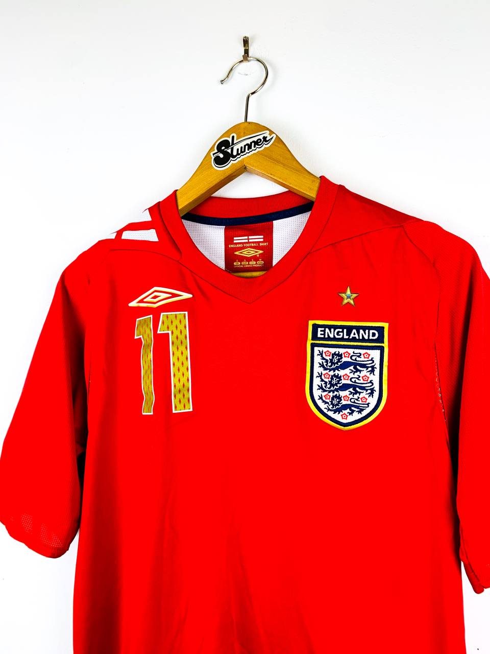 ENGLAND 2006/2008 AWAY SHIRT #11 J.COLE