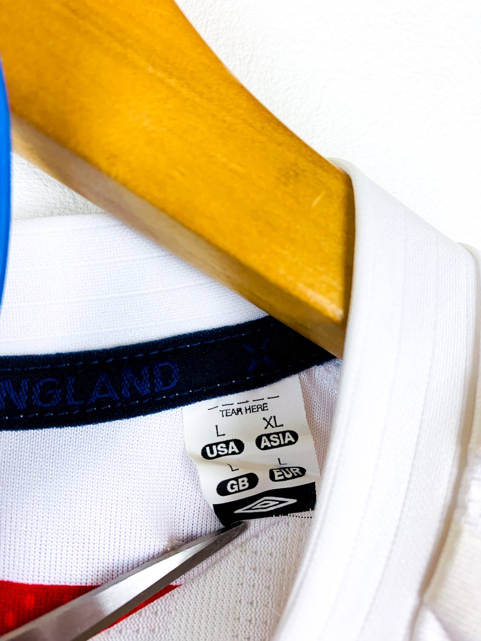 ENGLAND 2007/2009 HOME SHIRT #7 BECKHAM [BNWT]