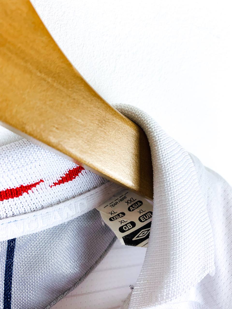 ENGLAND 2005/2007 HOME SHIRT #7 BECKHAM [L/S]