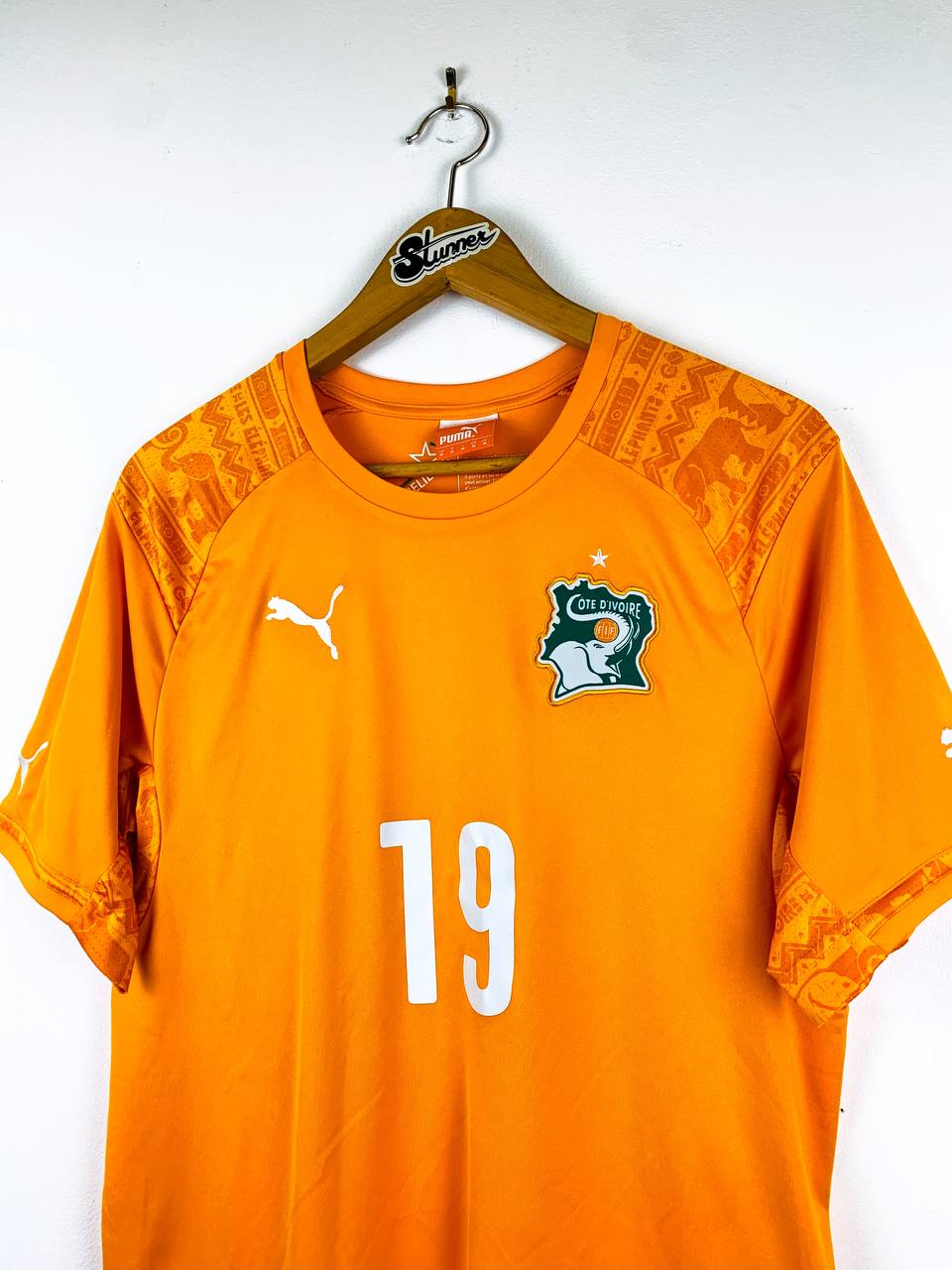 IVORY COAST 2014/2016 HOME SHIRT #19 YAYA TOURE