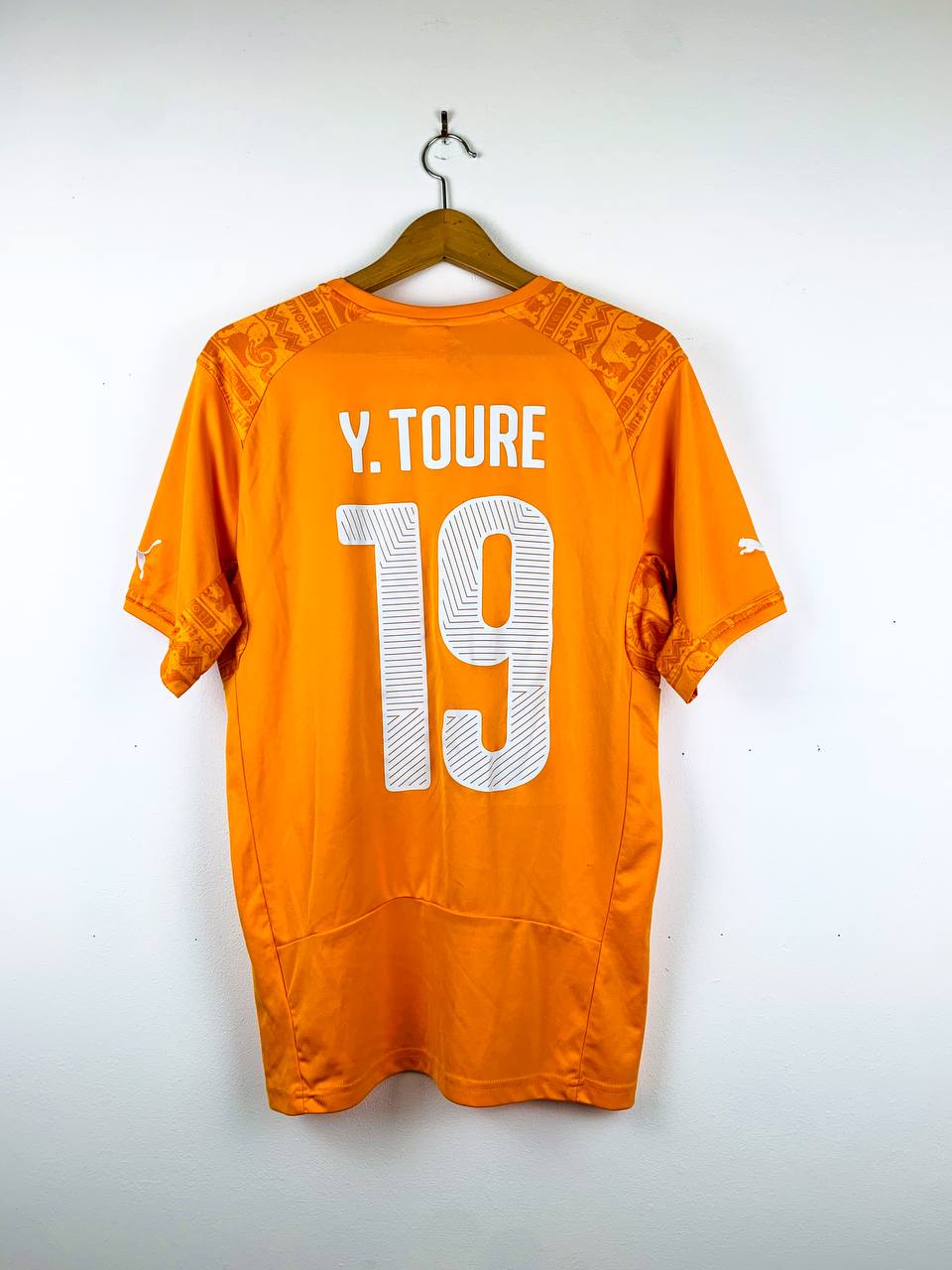 IVORY COAST 2014/2016 HOME SHIRT #19 YAYA TOURE