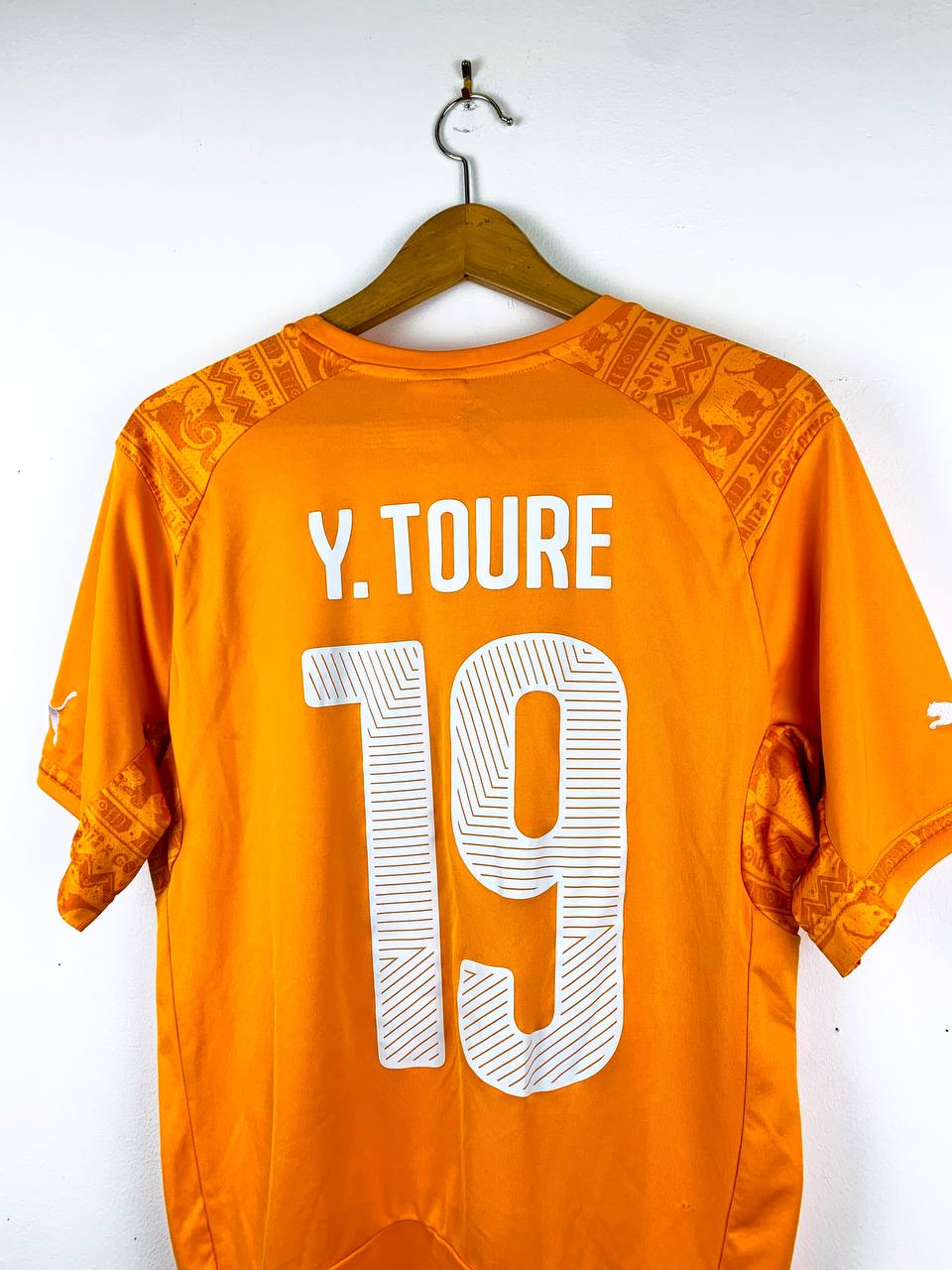 IVORY COAST 2014/2016 HOME SHIRT #19 YAYA TOURE