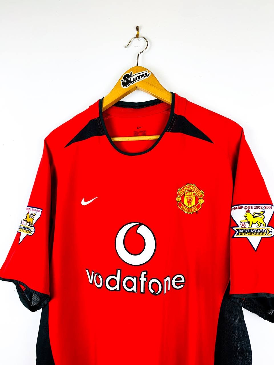 MANCHESTER UNITED 2002/2004 HOME SHIRT #7 RONALDO