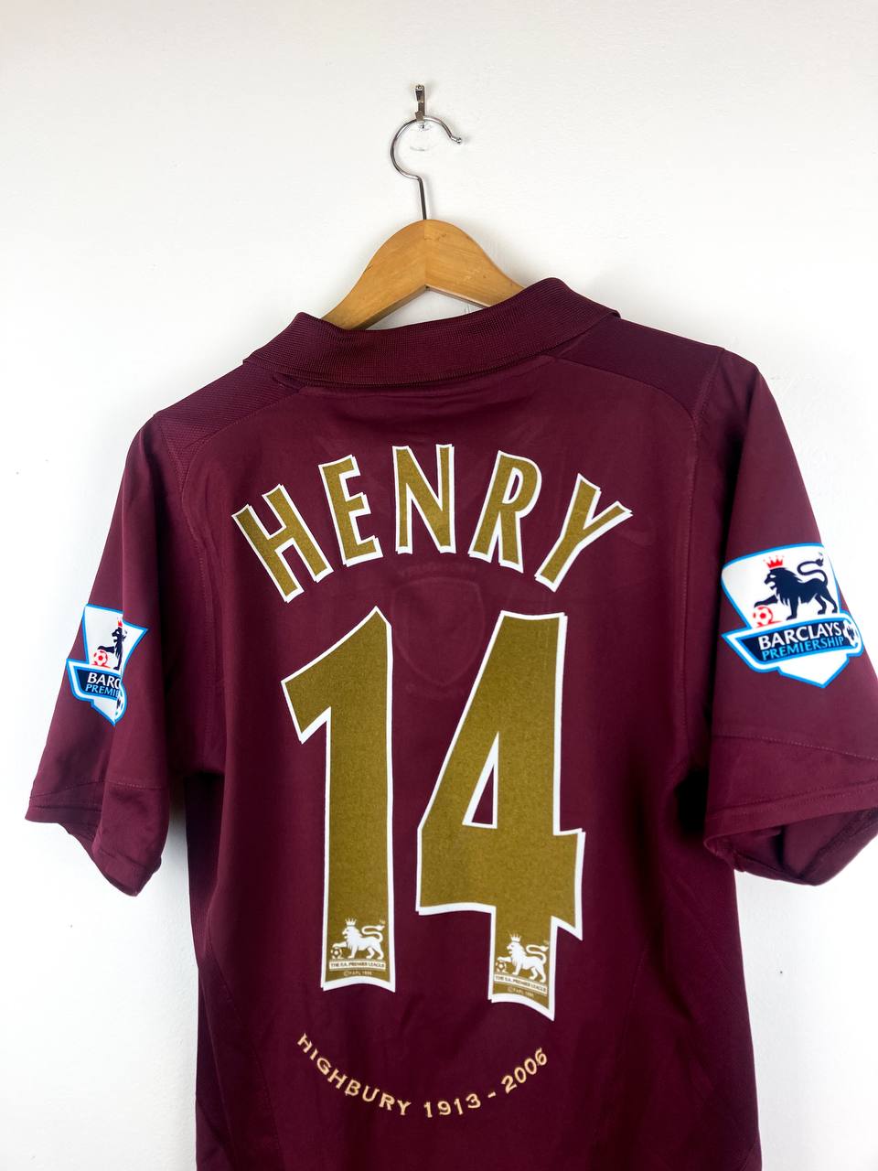 ARSENAL HIGHBURY 2005/2006 HOME SHIRT #14 HENRY