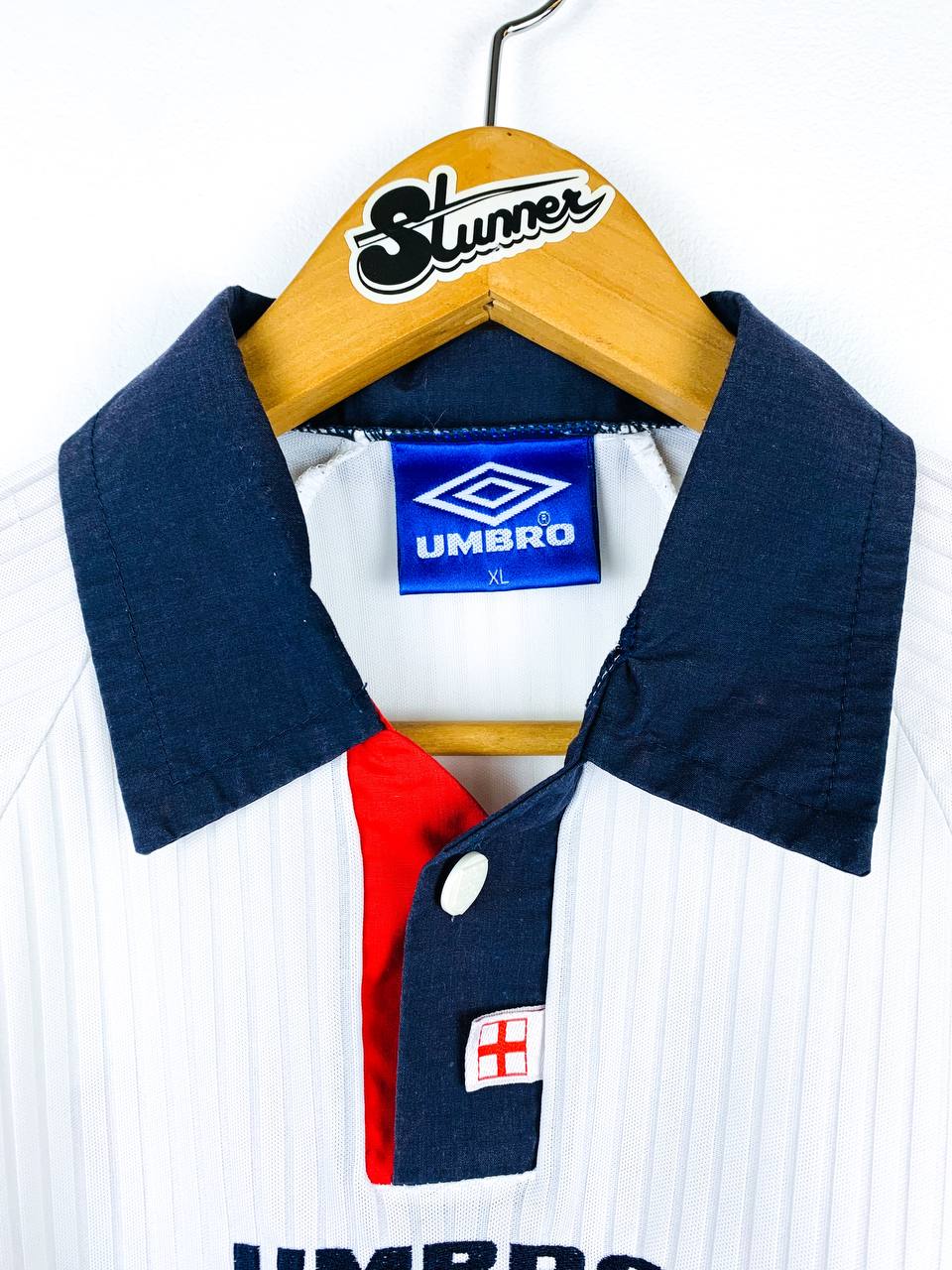ENGLAND 1997/1999 HOME SHIRT #7 BECKHAM