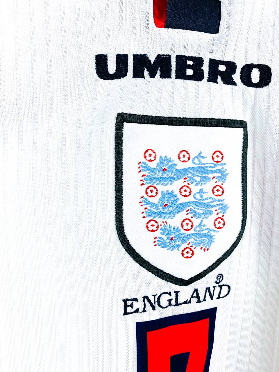 ENGLAND 1997/1999 HOME SHIRT #7 BECKHAM