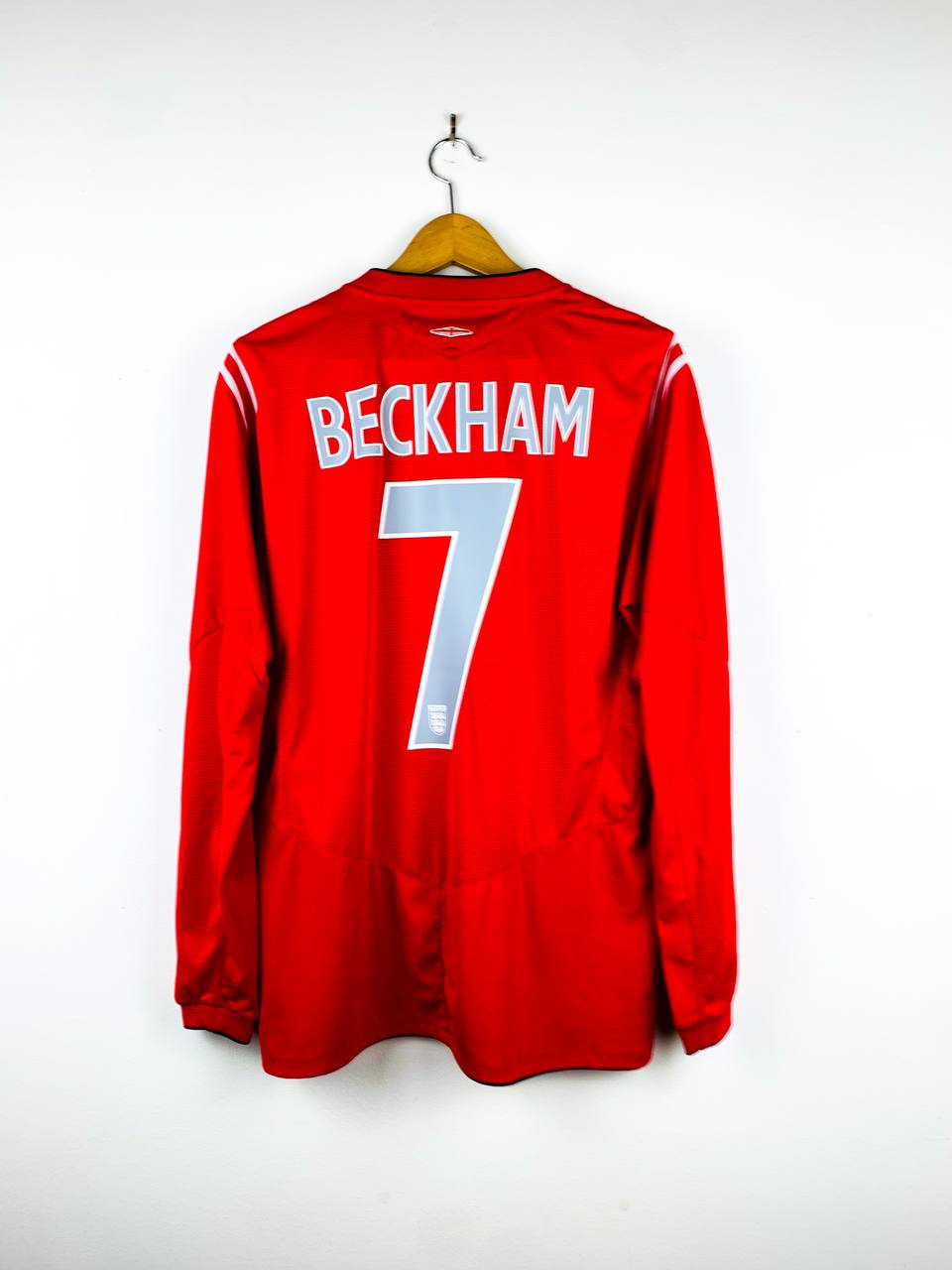 ENGLAND 2004/2006 AWAY SHIRT #7 BECKHAM [L/S]
