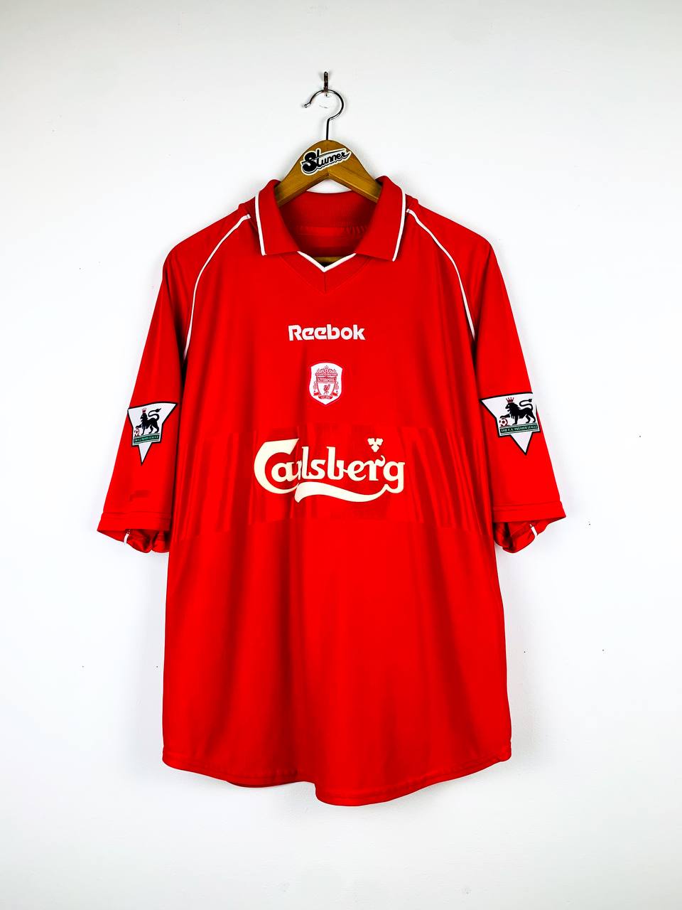 LIVERPOOL 2000/2002 HOME SHIRT #17 GERRARD