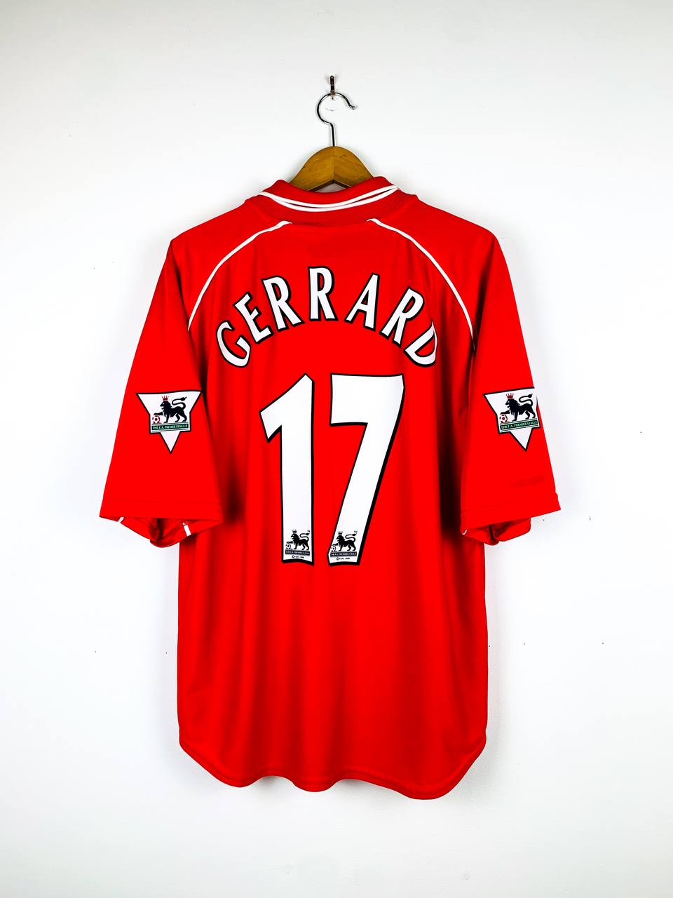 LIVERPOOL 2000/2002 HOME SHIRT #17 GERRARD