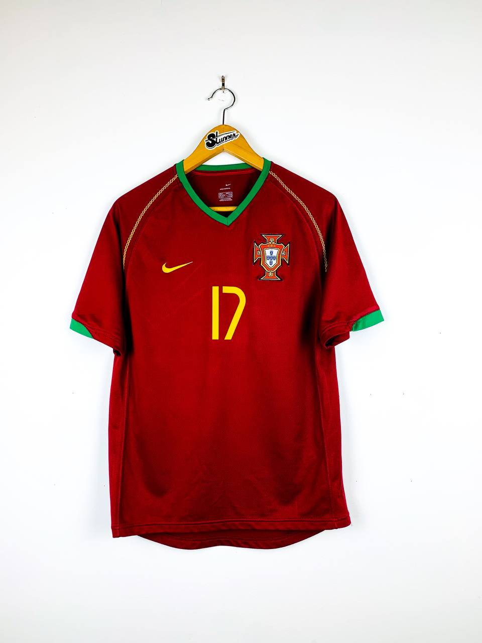 PORTUGAL 2006/2008 HOME SHIRT #17 C.RONALDO