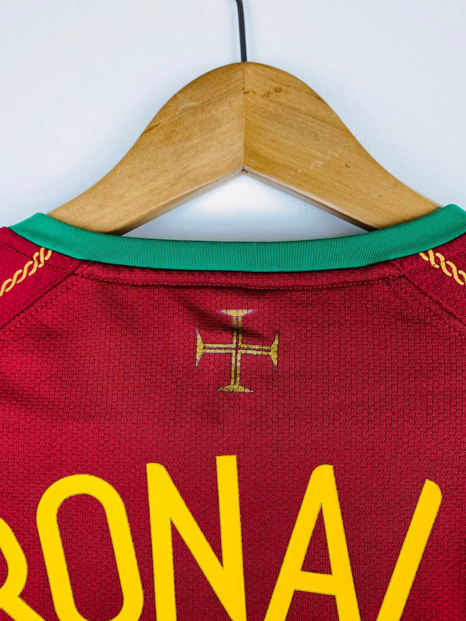 PORTUGAL 2006/2008 HOME SHIRT #17 C.RONALDO