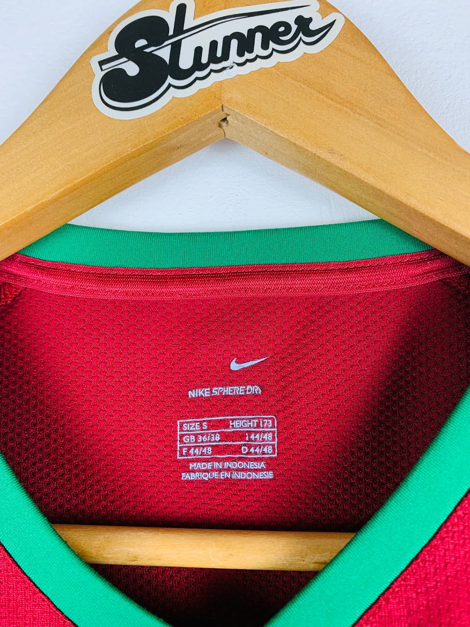 PORTUGAL 2006/2008 HOME SHIRT #17 C.RONALDO