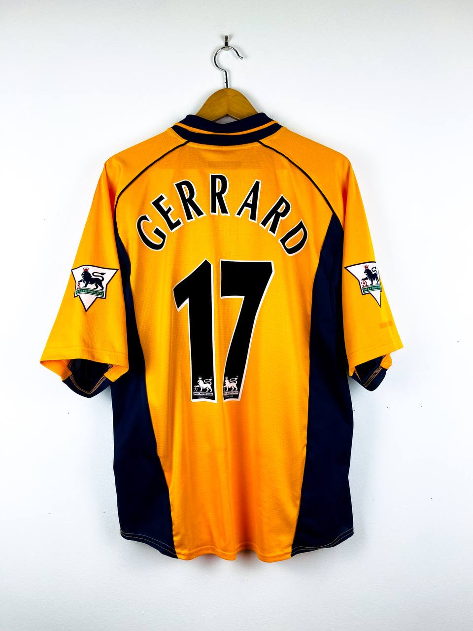 LIVERPOOL 2000/2001 AWAY SHIRT #17 GERRARD