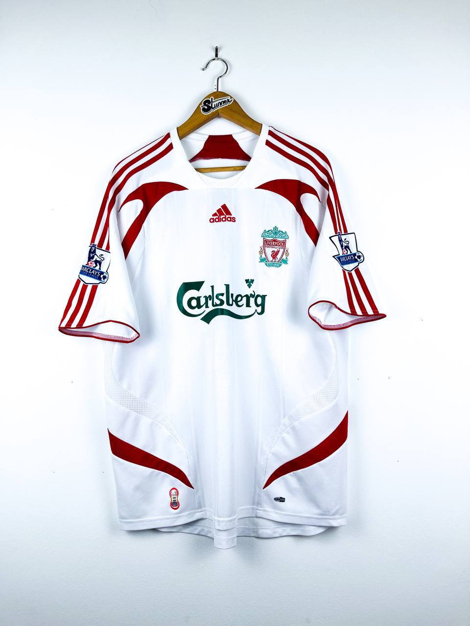 LIVERPOOL 2007/2008 AWAY SHIRT #9 TORRES [L]