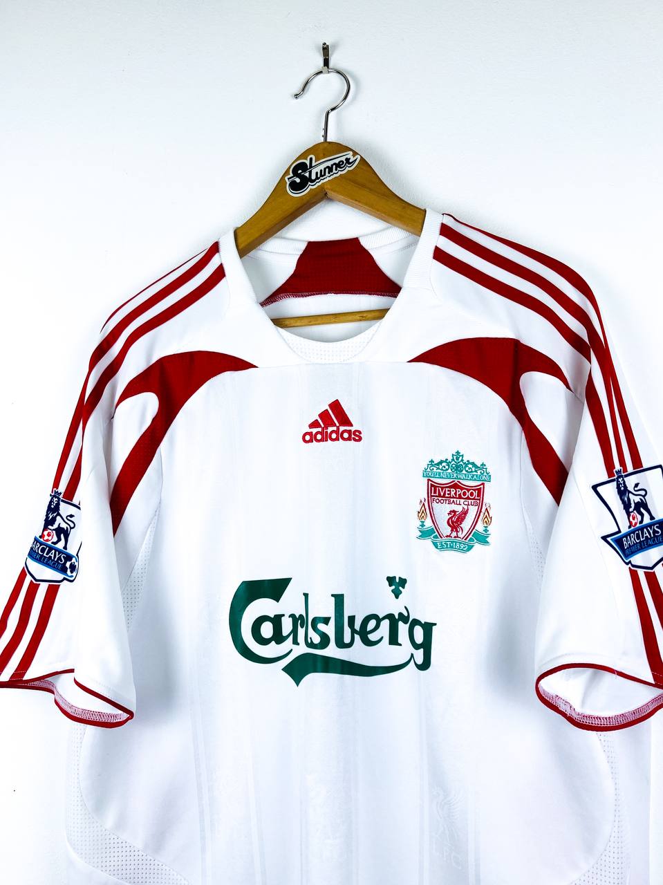 LIVERPOOL 2007/2008 AWAY SHIRT #9 TORRES [L]