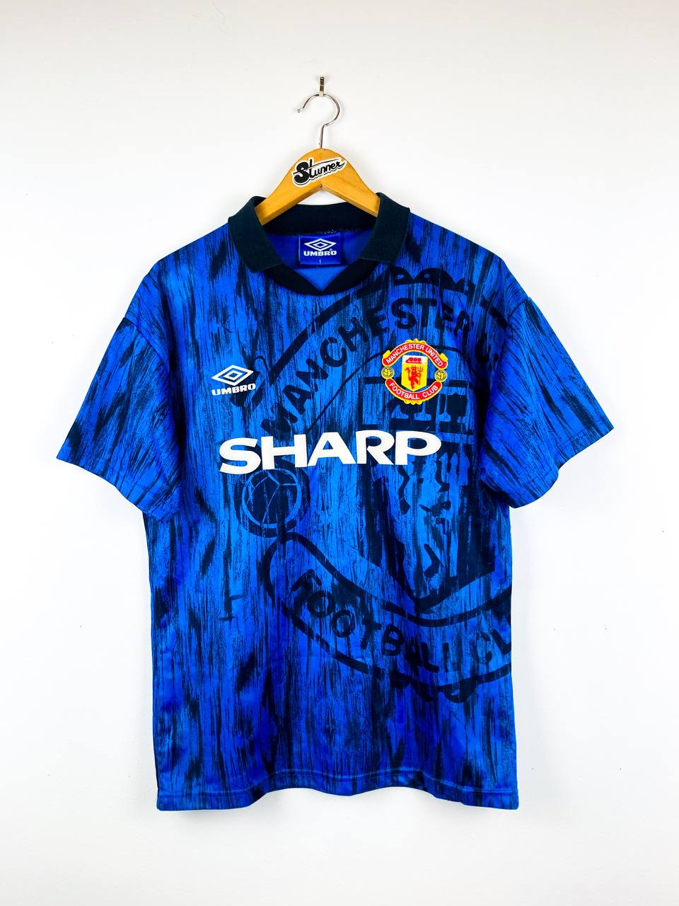 MANCHESTER UNITED 1992/1993 AWAY SHIRT #7 CANTONA [S]