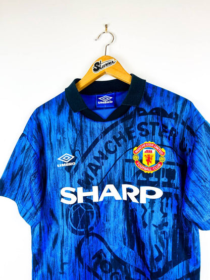 MANCHESTER UNITED 1992/1993 AWAY SHIRT #7 CANTONA [S]