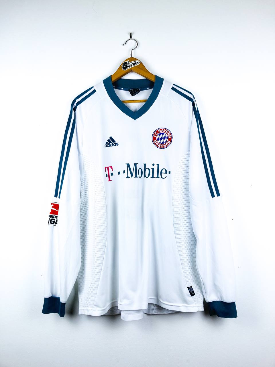 BAYERN MUNICH 2002/2004 AWAY SHIRT #13 BALLACK [L/S]